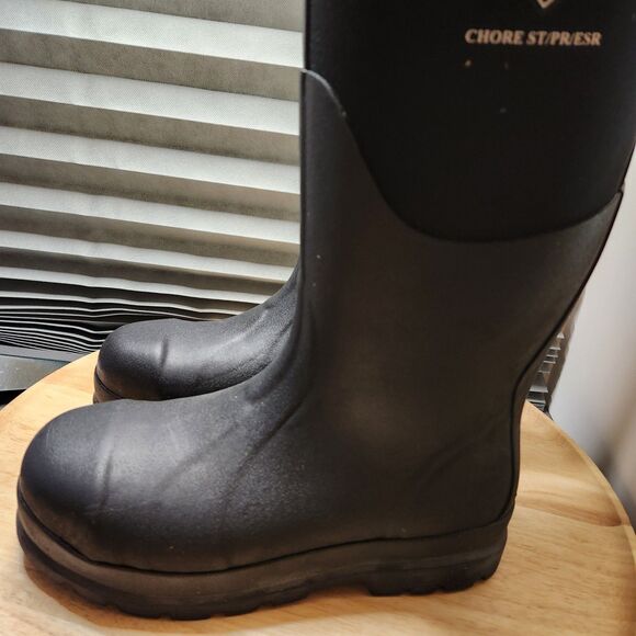 Muck Boot Men’s Size 8 Steel Toe Work Boots – Puncture Resistant - Picture 11 of 12